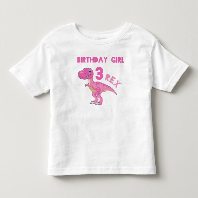 three rex birthday shirt (Front)