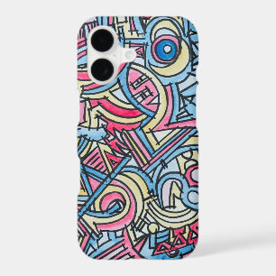 Three Ring Circus-Hand Painted Abstract Art