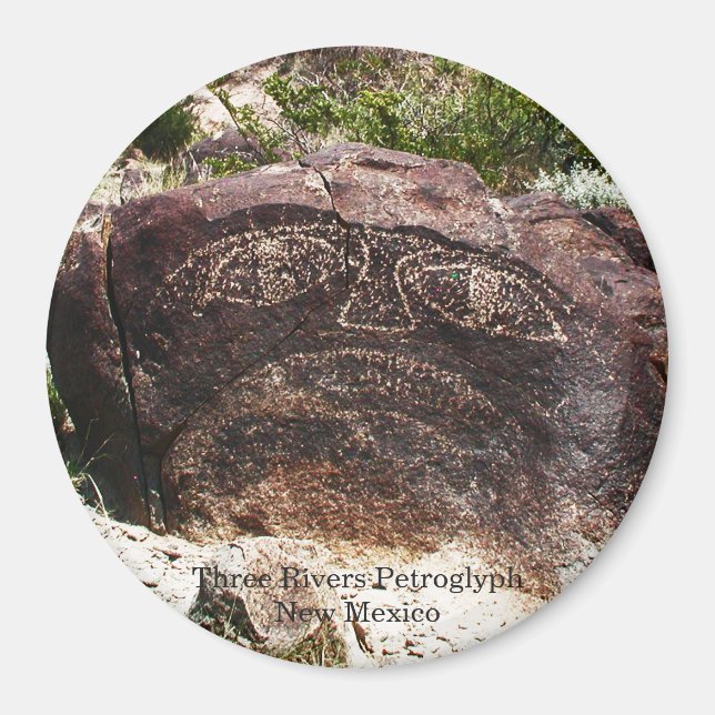 Three Rivers Petroglyph Magnet (Front)
