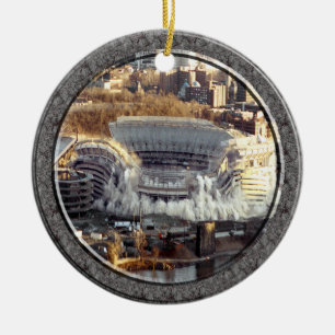 Three Rivers Stadium-Ornament-2 sided Ceramic Ornament