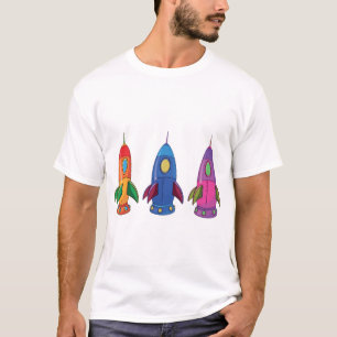 Three Rockets Mens T-Shirt