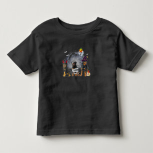 Three Rottweilers Satan Witch Mummy Halloween Cost Toddler T-shirt