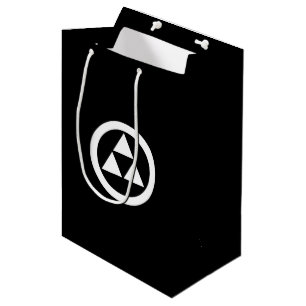 three round scales medium gift bag