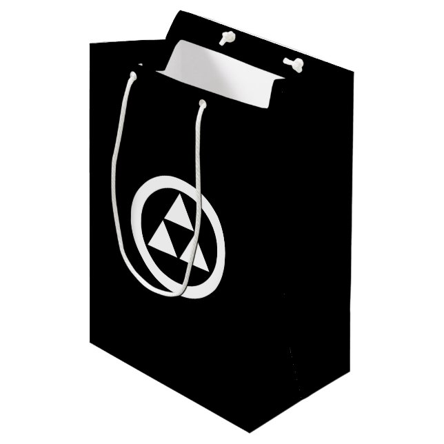 three round scales medium gift bag (Front Angled)