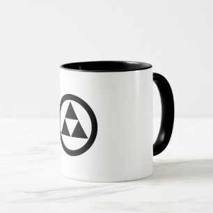 three round scales mug