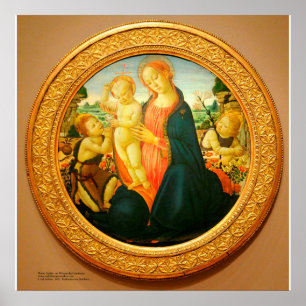 Three sacred Children by Sellaio Poster