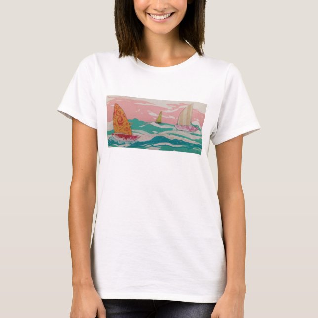 Three Sailboats T-Shirt (Front)