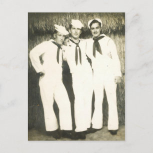 THREE SAILORS #13 POSTCARD