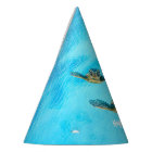 Three Sea Turtles Swimming