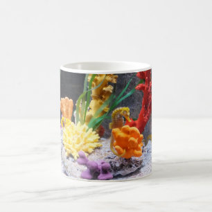 Three seahorses coffee mug