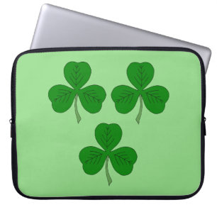 Three Shamrocks Laptop Sleeve