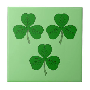 Three Shamrocks Tile