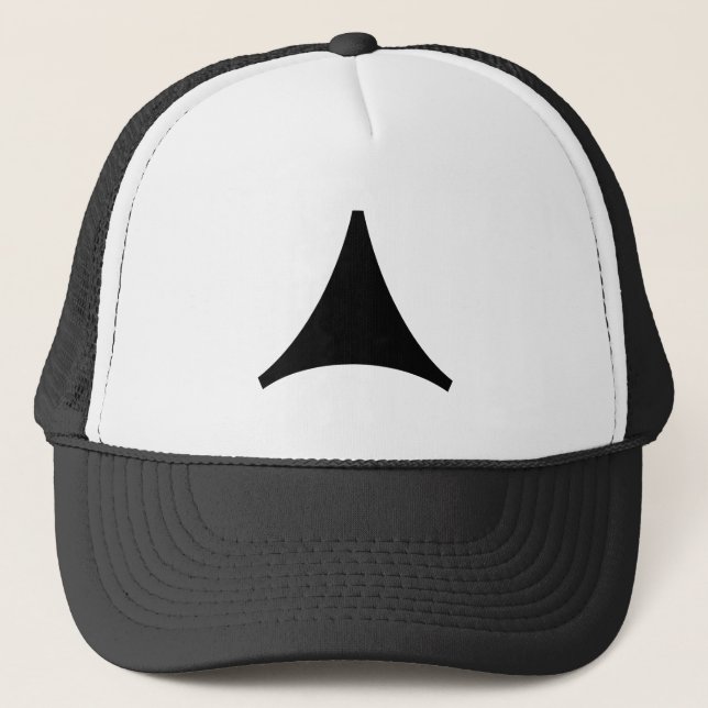 Three Sided Arrow Trucker Hat (Front)