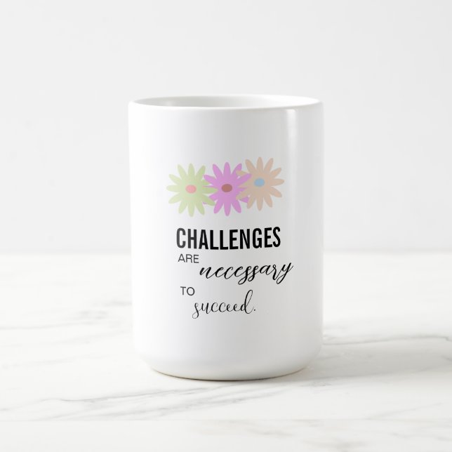 Three Simple Flowers Coffee Mug (Center)