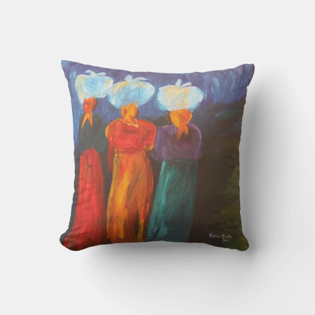 Three Sisters 2007 Throw Pillow (Front)