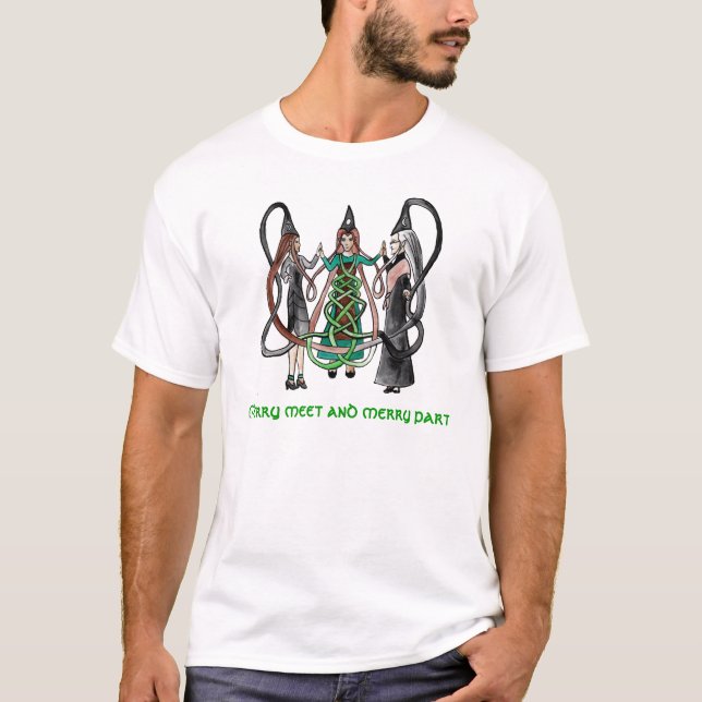 Three Sisters - Celtic witches T-Shirt (Front)