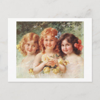 Three Sisters - Émile Vernon Postcard