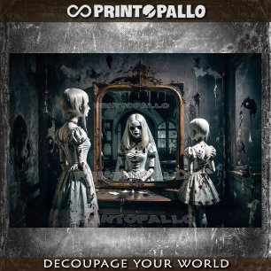 Three sisters. Ghost in the mirror  Tissue Paper