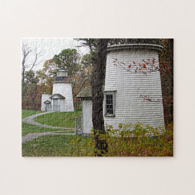 Three sisters lighthouses jigsaw puzzle (Horizontal)