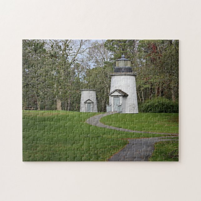 Three sisters lighthouses jigsaw puzzle (Horizontal)