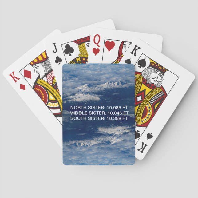 Three Sisters Mountain Playing Cards (Back)