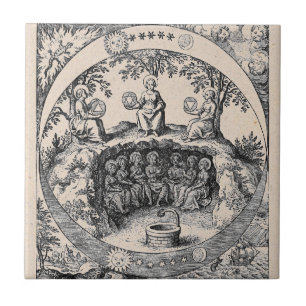 Three Sisters of Alchemy Tile
