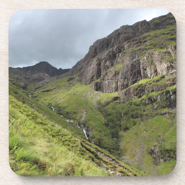 Three Sisters of Glencoe, Mountains, Scotland Coaster (Front)