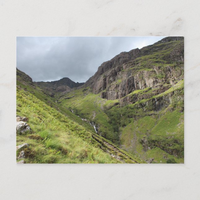 Three Sisters of Glencoe, Mountains, Scotland Postcard (Front)