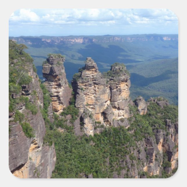 three sisters square sticker (Front)