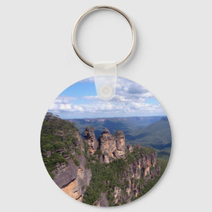 three sisters view keychain