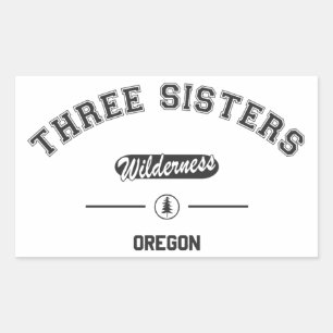 Three Sisters Wilderness Sticker