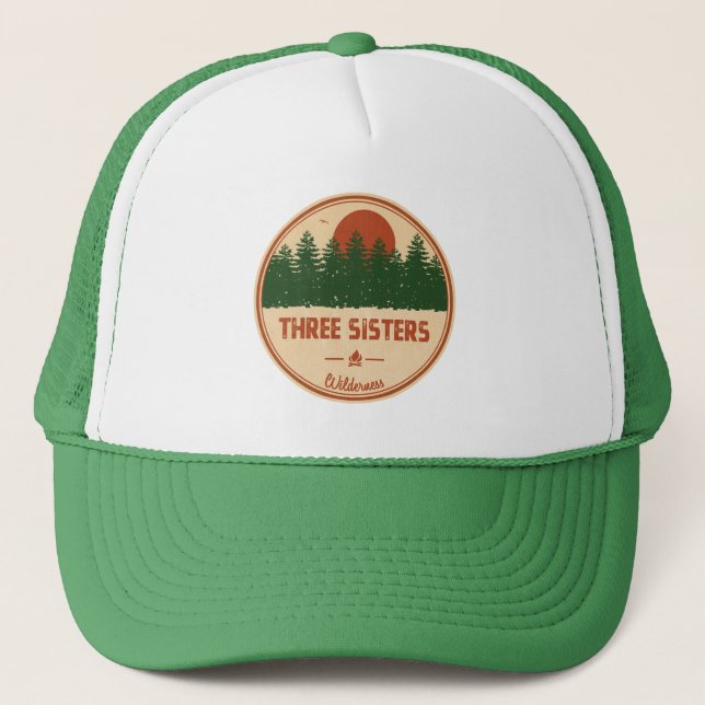 Three Sisters Wilderness Trucker Hat (Front)