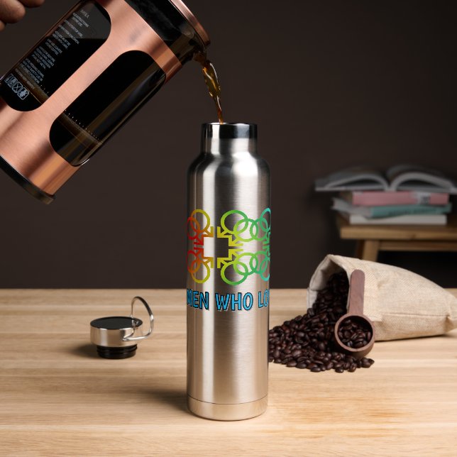 Three Sizes of Aluminum Water Bottles (Coffee (Rotated))