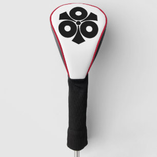 Three snake eyes with swords golf head cover