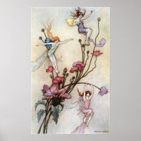 Three Spirits Filled with Joy by Warwick Goble