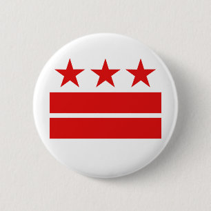 Three Stars 2 Bars Inch Round Button