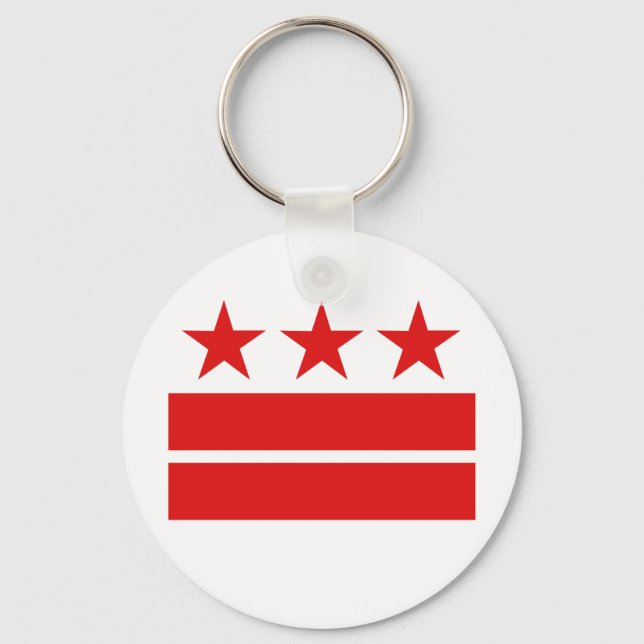 Three Stars 2 Bars Keychain (Front)