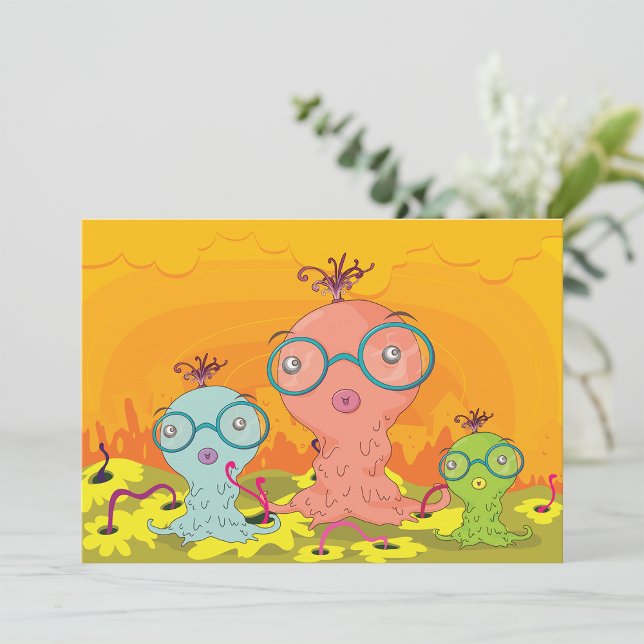 Three Strange Creatures Invitations (Creator Uploaded)