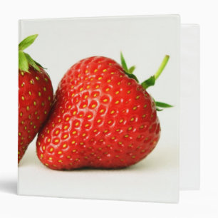 Three Strawberries On White rbcnm Binder