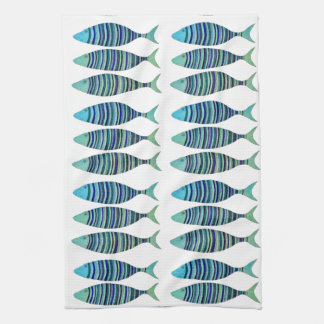 Three Striped Fish Kitchen Towel