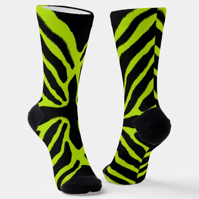 Three Striped Poison Dart Frog Socks (Angled)