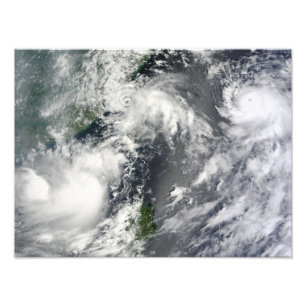 Three strong storms photo print