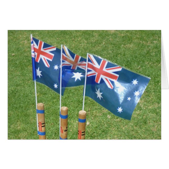 three stump flags (Front Horizontal)
