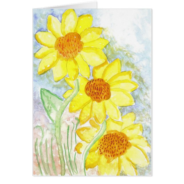 Three Sunflowers (Front)