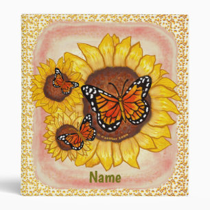 Three Sunflowers Binder