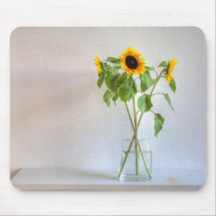Three Sunflowers Mouse Pad