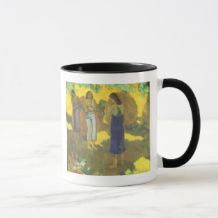 Three Tahitian Women against a Yellow Mug