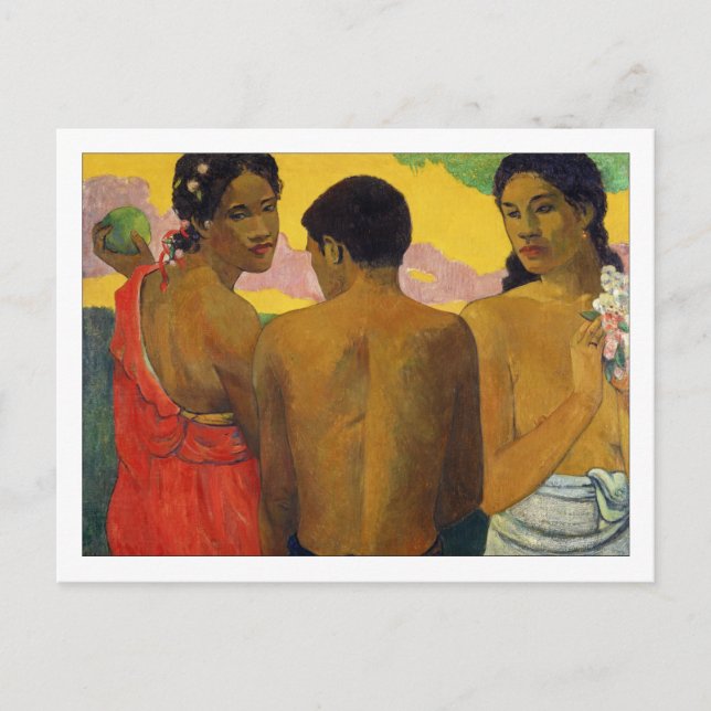 Three Tahitians by Paul Gauguin Postcard (Front)