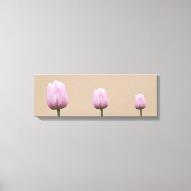 Three Tall Tulips Canvas Print (Front)
