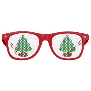 Three Tier Christmas Tree Retro Sunglasses